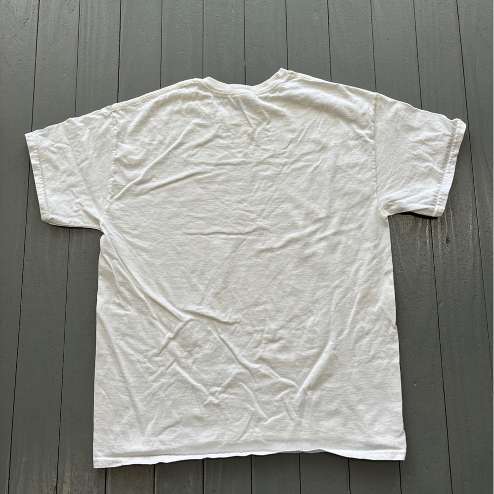 vintage Y2K mark‎ martin shirt mens large white green racing Batesville speedway - Picture 3 of 6